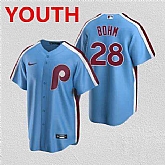 Youth Philadelphia Phillies #8 Alec Bohm Blue Cool Base Nike Jersey Dzhi,baseball caps,new era cap wholesale,wholesale hats